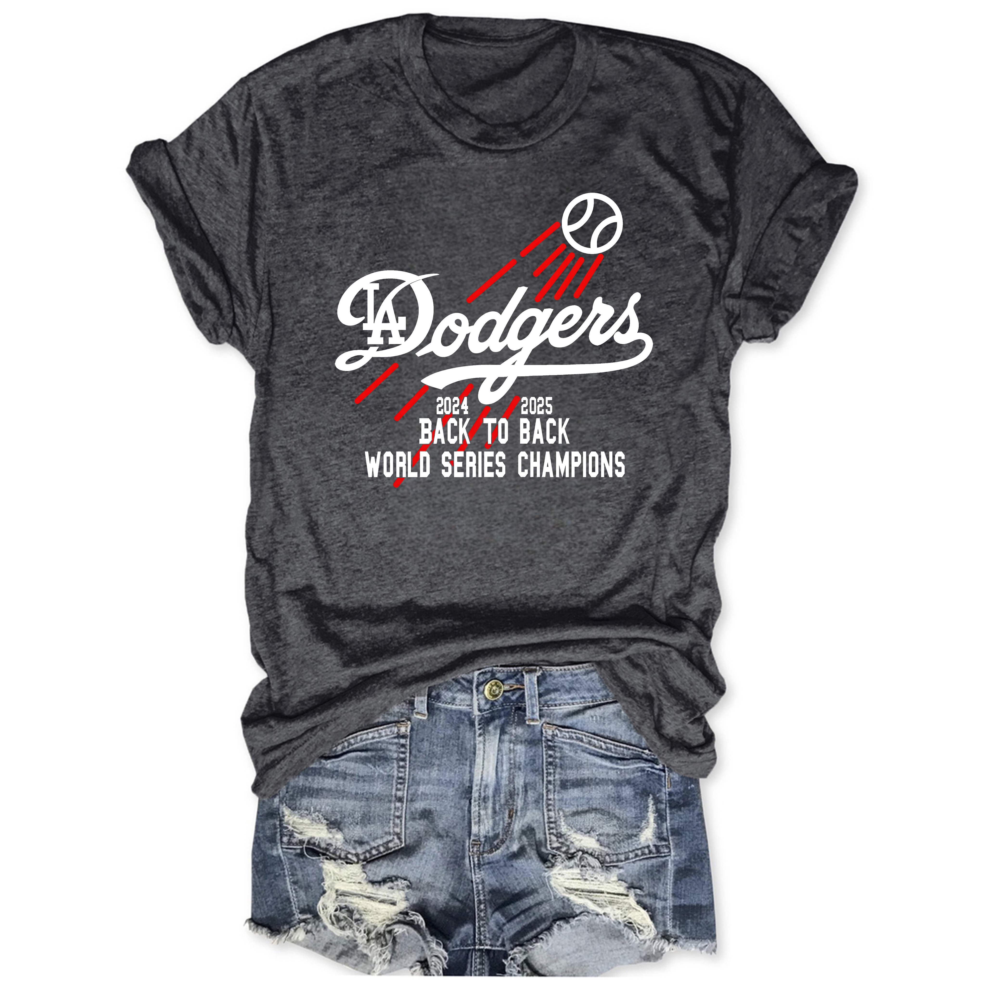 Dodgers Back To Back World Series Champions Tee