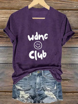 Women's  Retro Funny Proud Member Of Club Menopause Perimenopause Print  T-Shirt