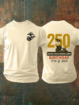 Men's  UNITED STATES MARINE CORPS BIRTHDAY Print T-Shirt