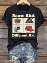 Women's  Same Shit Different Hat FDT Print  T-Shirt