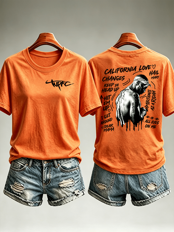 Women's Old School Rap Culture Iconic Hip Hop Legend Tee