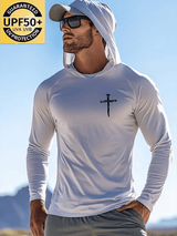 🔥Buy 3 Get 15% Off🔥🔥Hot Sale Picks 🔥Men's Faith Outdoor Sun Protection Breathable Cool Hooded Sun Protection Long Sleeve Top