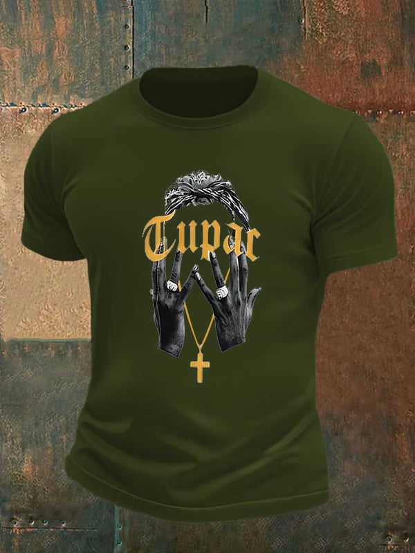 Men's Retro Rap Star Comfortable Pure Cotton T-Shirt