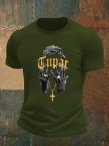 Men's Retro Rap Star Comfortable Pure Cotton T-Shirt