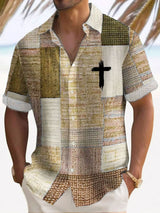 🔥Buy 3 Get 15% Off🔥Men's Casual Faith Hawaiian Vacation Shirt