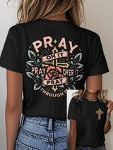 🔥Hot Sale Picks 🔥Women's Faith Print T-shirt