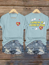 Women's Casual Print Short-Sleeve T-Shirt