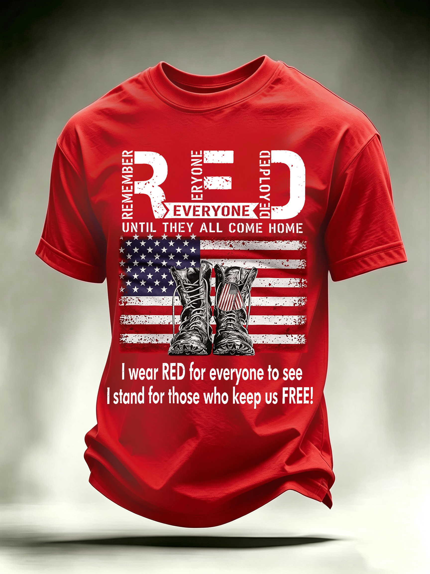 Men's Red Friday Veterans Shirt