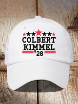 Unisex Talk Show Colbert Kimme 2028 Print  Cap