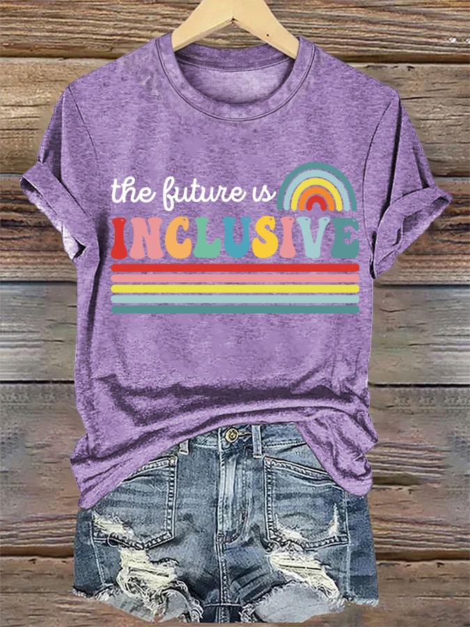Women's  The Future Is an Inclusive Print T-Shirt