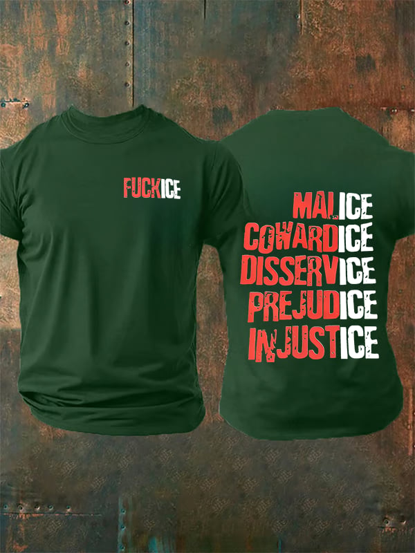 Men's  Justice For Her  Print  T-Shirt