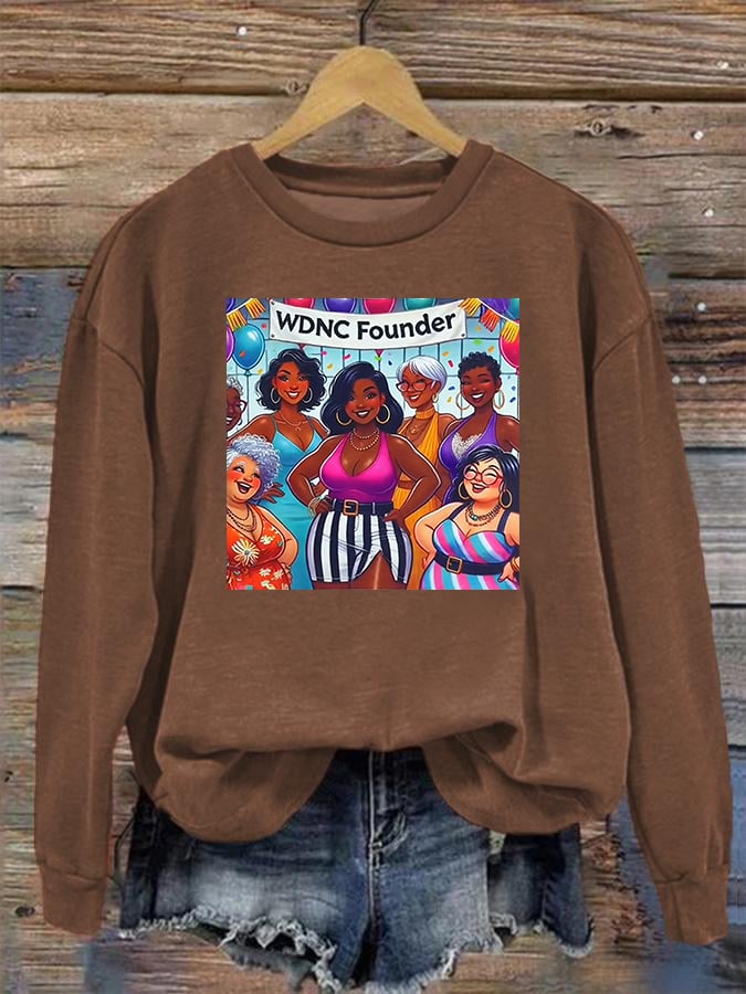 Women's  Retro Funny Proud Member Of Club We Do Not Care Menopause Perimenopause Print  Sweatshirt