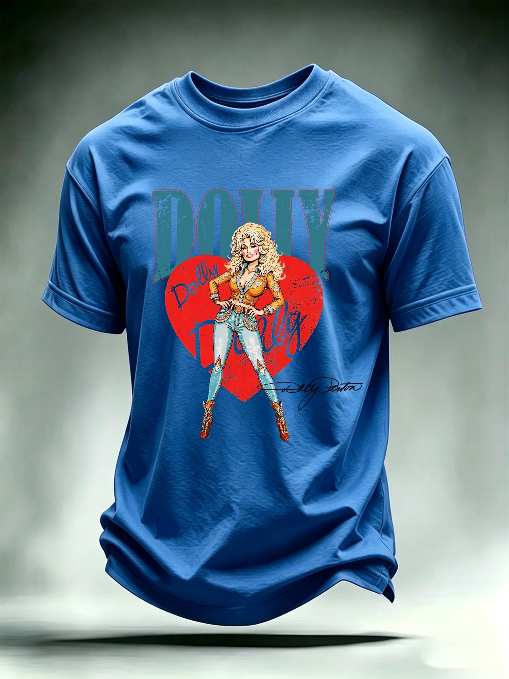 Men's Vintage Country Music Tribute Parton Tour T-Shirt