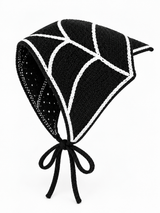 🎃 Halloween Style Deal – Boho Ghost Print Head Scarf 👻 Cute Seasonal Hair Accessory for Festive Looks 🦇