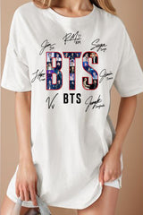 BTS Signature Print T-Shirt