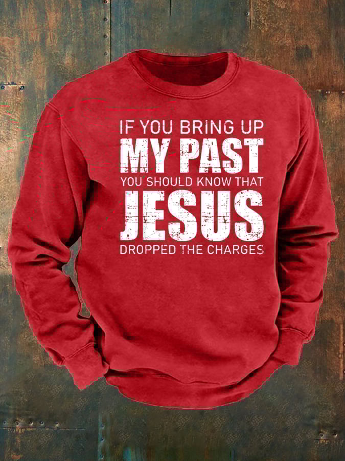 🔥Buy 3 Get 15% Off🔥Men's  My Walk with God  Sweatshirt