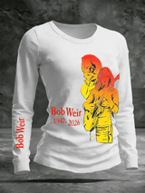 🔥Buy 3 Get 15% Off Women's Commemorative Bob Weir Printed Top