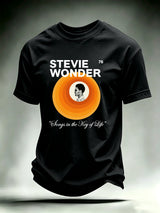 Men's Retro Album Concentric Circles Graphic Apparel Anniversary Tour Shirt