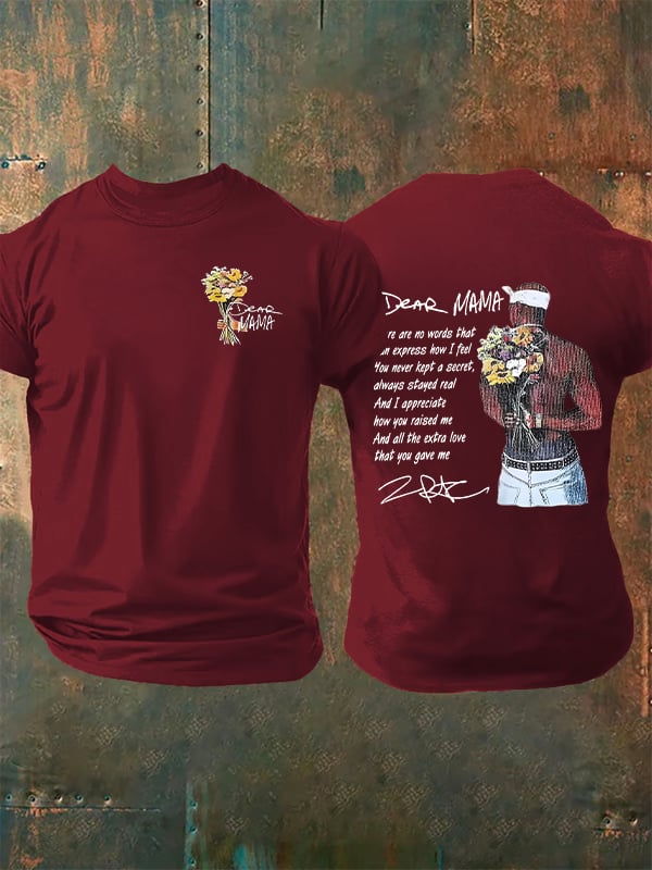 Men's  DEAR MAMA Printed T-Shirt