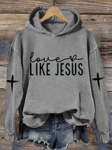 Women's Love Like Jesus Print Sweatshirt