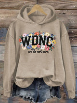 Retro Funny Proud Member Of WDNC Club Menopause Perimenopause Print Hoodie