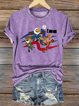 Women's  2026 World Cup Soccer Mascot printed  T-shirt
