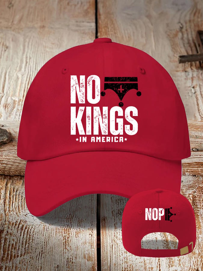 🔥Buy 3 Get 15% Off Retro No Kings In America Print Baseball Cap