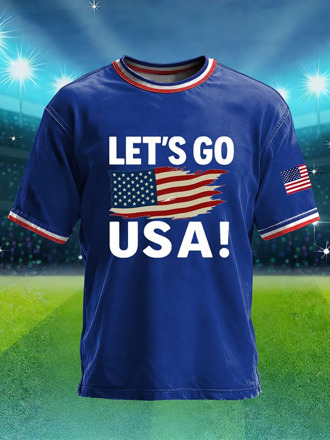 Men's USA Soccer Print Short Sleeve T-shirt