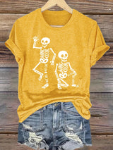 Women's Halloween WDNC Printed Casual T-Shirt