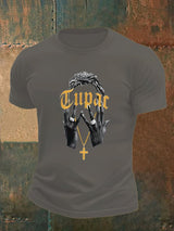 Men's Retro Rap Star Comfortable Pure Cotton T-Shirt