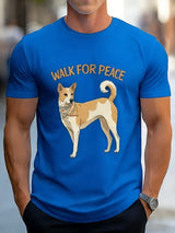 Men's Walk For Peace  Printed  Shirt