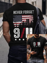 Men's 911 We Will Never Forget Graphic Short Sleeve T-Shirt