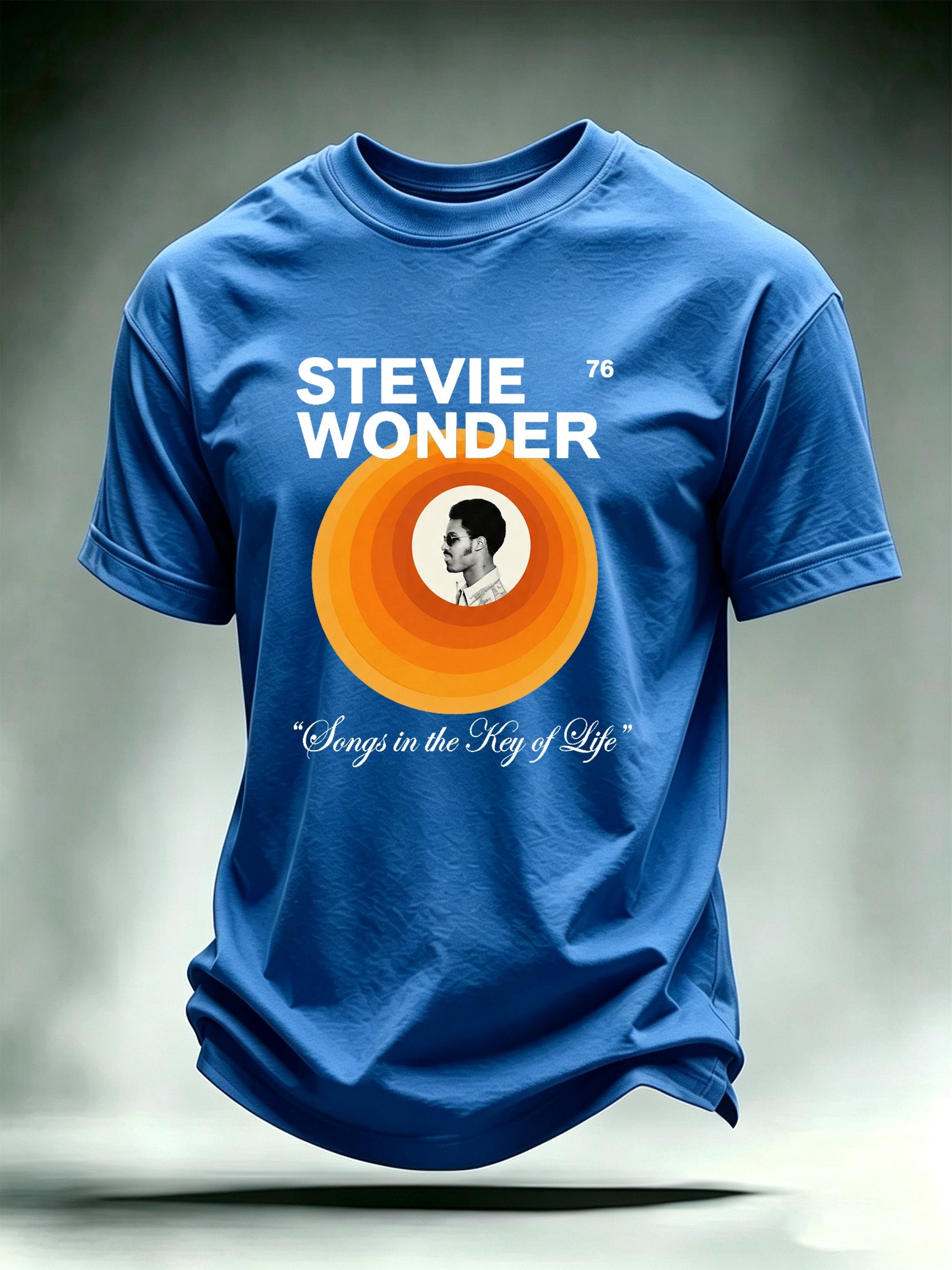 Men's Retro Album Concentric Circles Graphic Apparel Anniversary Tour Shirt
