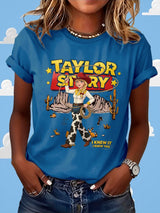 Retro I Knew It Print T-Shirt