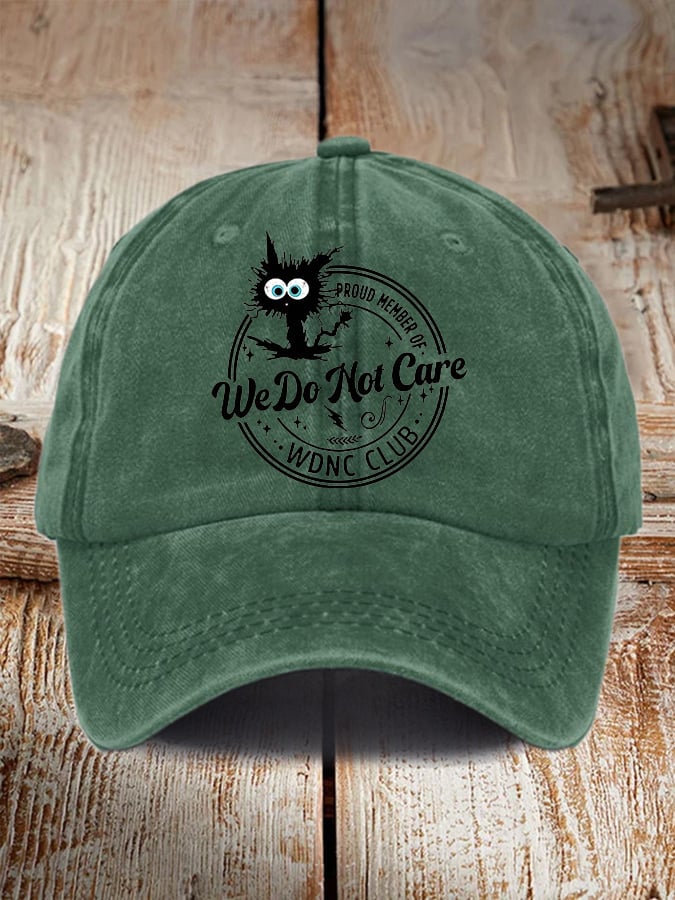 Retro Proud Member Of WDNC Club Menopause Perimenopause Print Baseball Cap