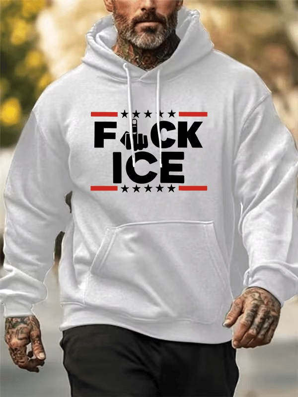 Men's  ICE  Print  Hoodies
