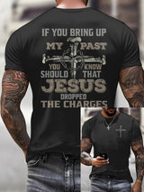 Men'S Casual Faith Forgiven & Free Short-Sleeved T-Shirt