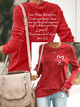 Women's Love Like Jesus, Dear Person Behind Me Jesus Loves You Beyond Measure Inspirational Casual Sweatshirt