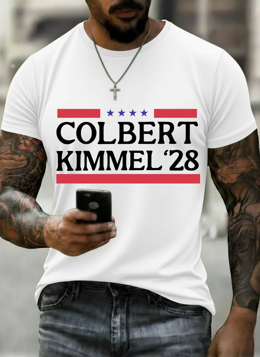 Men's Modern Talk Show Colbert Kimme Legend 2028 T-shirt