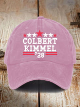 Unisex Talk Show Colbert Kimme 2028 Print  Cap