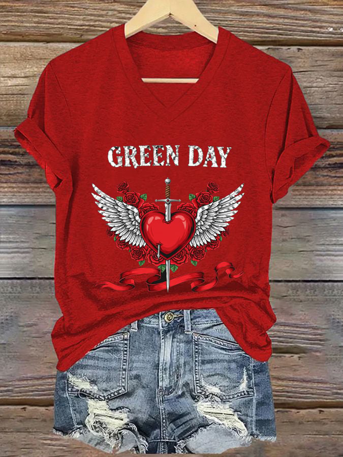 Women's Casual Printed Short-Sleeve T-Shirt