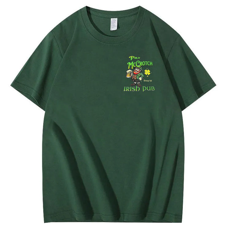 St.Patrick's Day Print Pattern Crew Neck T-Shirt