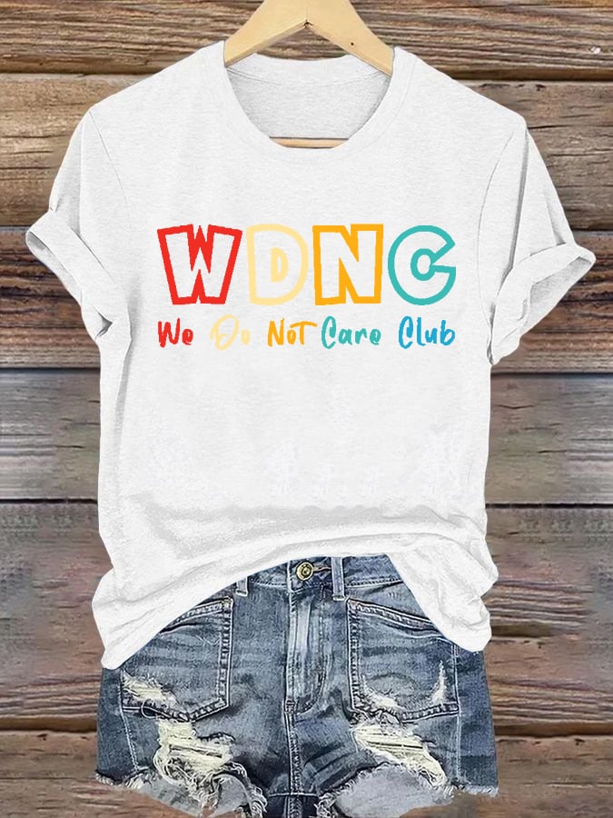 Women's  Retro Funny Proud Member Of Club Menopause Perimenopause Print T-Shirt