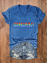 Women's Human LGBT Print T-shirt