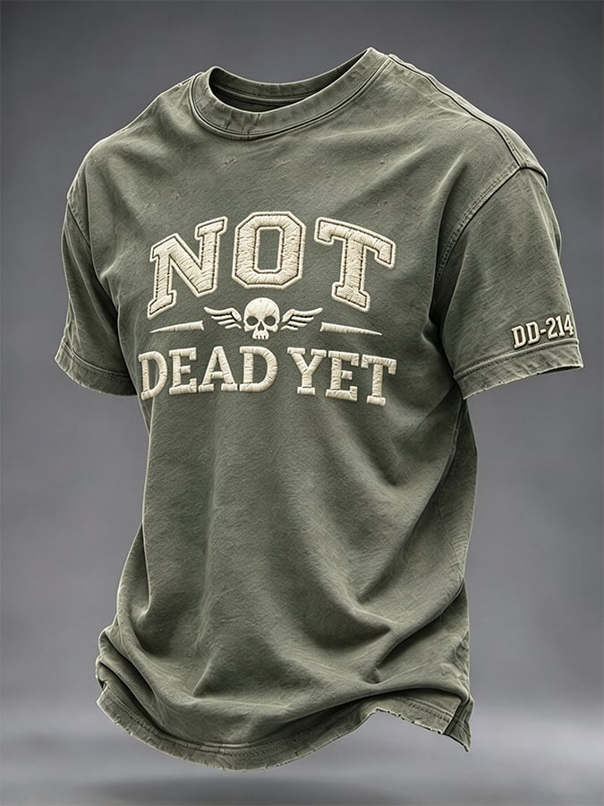 Men's Retro Print Short-Sleeve T-Shirt