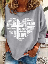 Women'S God is Love Sweatshirt