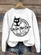 Retro Funny Proud Member Of WDNC Print Sweatshirt