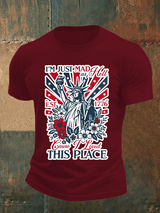 Men's THIS PLACE Round Neck Printed T-Shirt