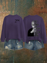 Women's  2Pac Rapper Print Sweatshirt