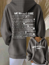 Retro Funny WDNC Club Menopause Perimenopause Print Hoodie
